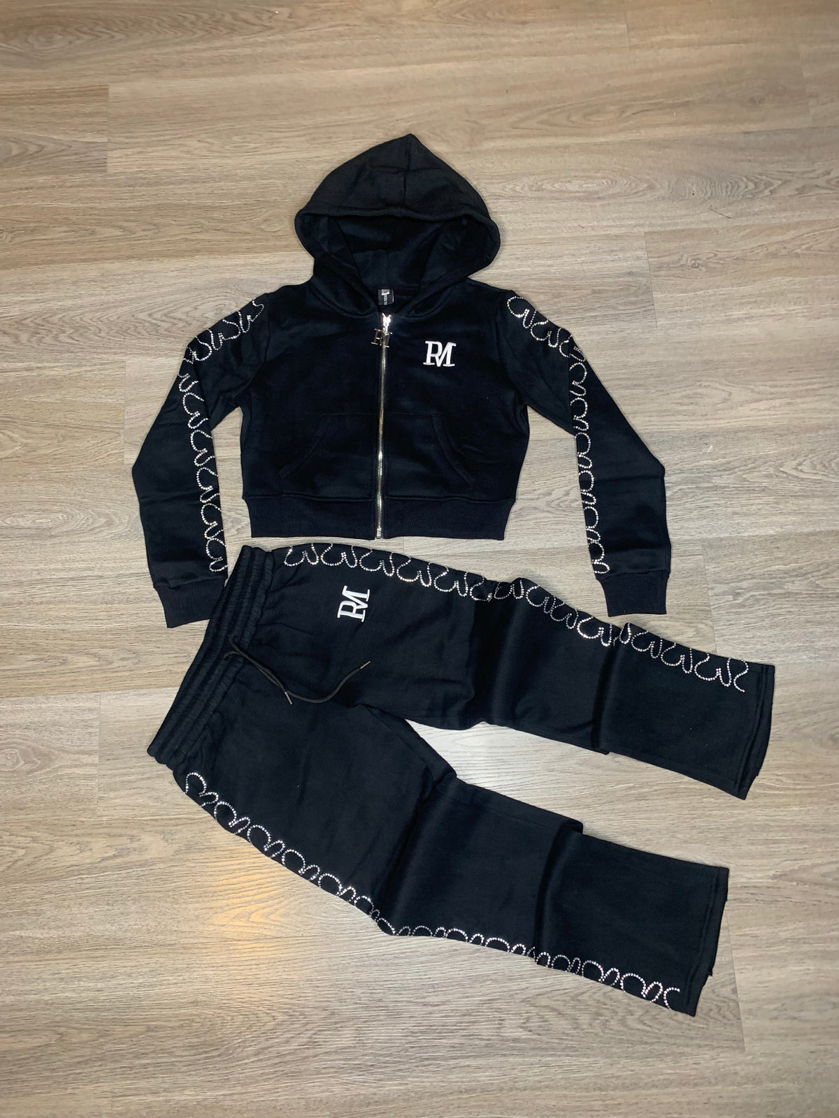 Female Hustler Crop Top Set