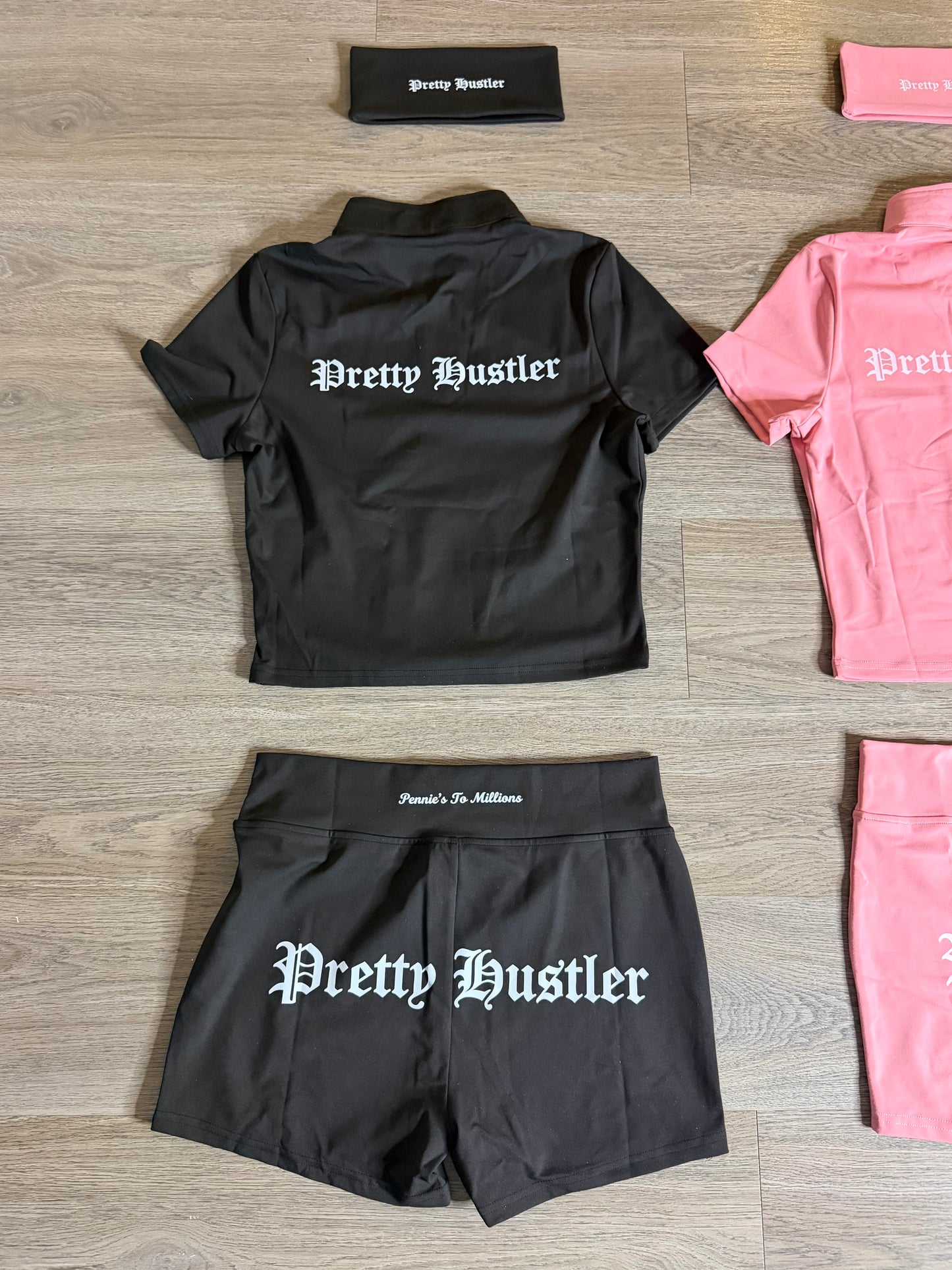 Female “Pretty Hustler” Short Set