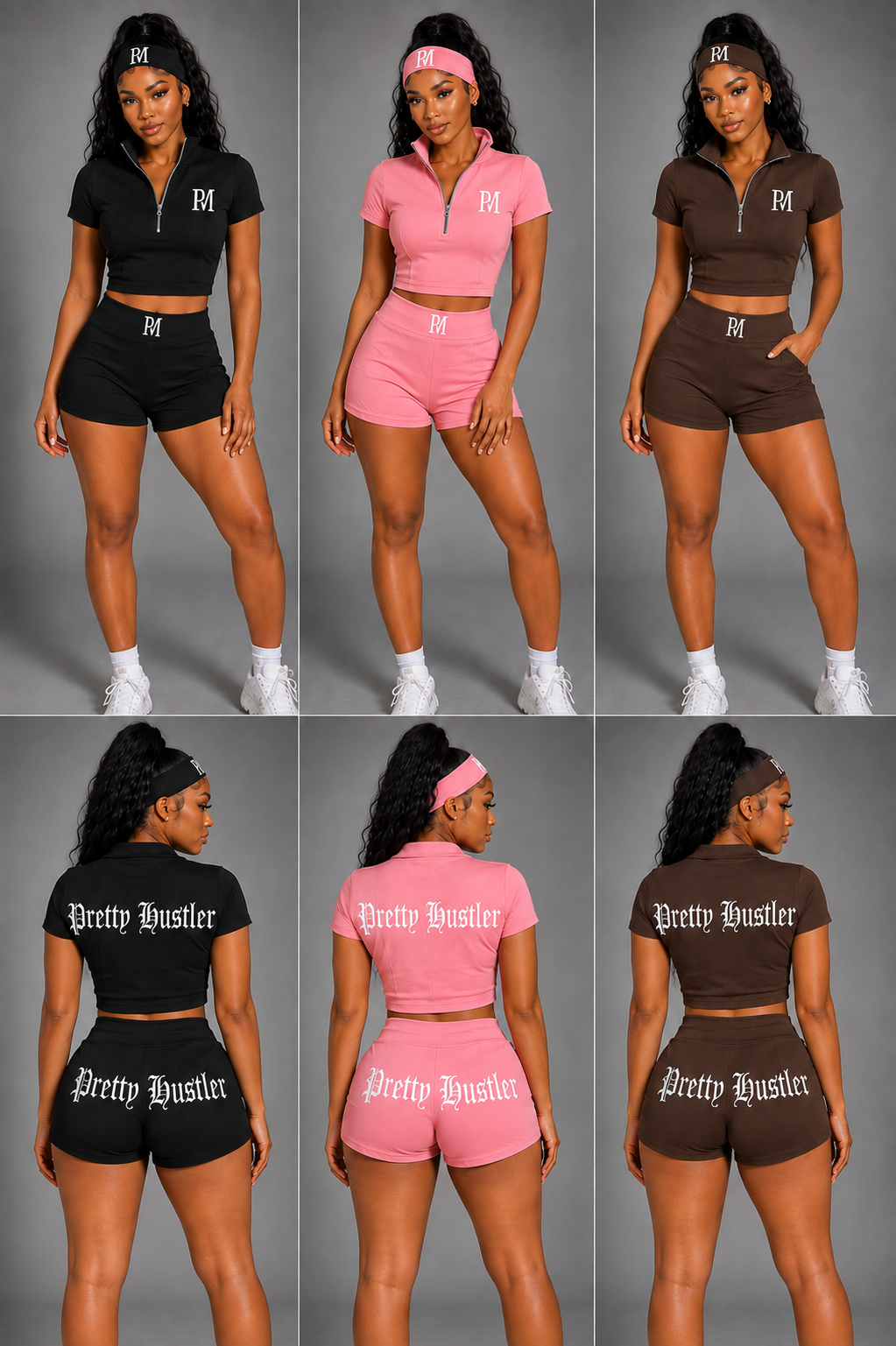 Female “Pretty Hustler” Short Set